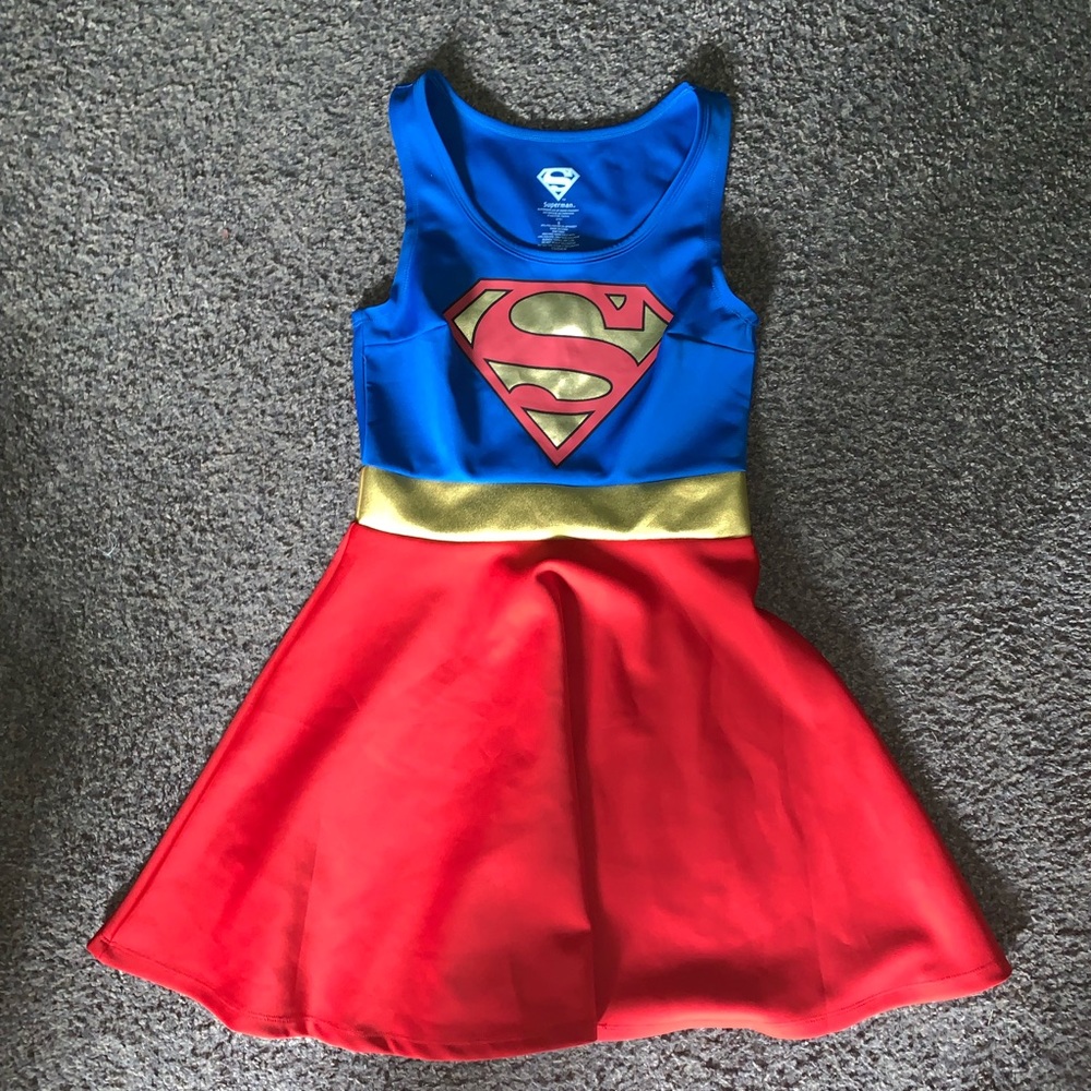 Supergirl Costume - Sleeveless Dress